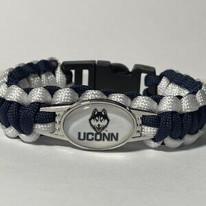 UConn Huskies Braided Paracord Bracelet NEW Free Shipping!!